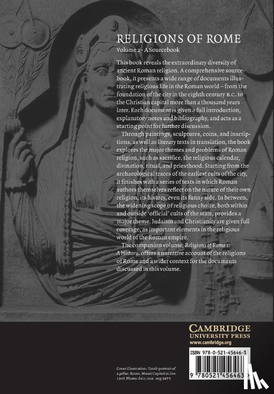 Beard, Mary (University of Cambridge), North, John (University College London), Price, Simon (University of Oxford) - Religions of Rome: Volume 2, A Sourcebook