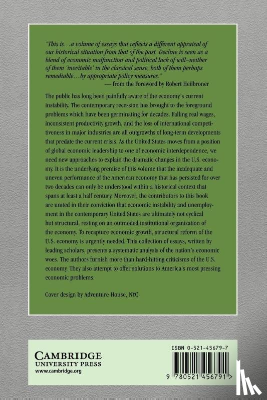  - Understanding American Economic Decline