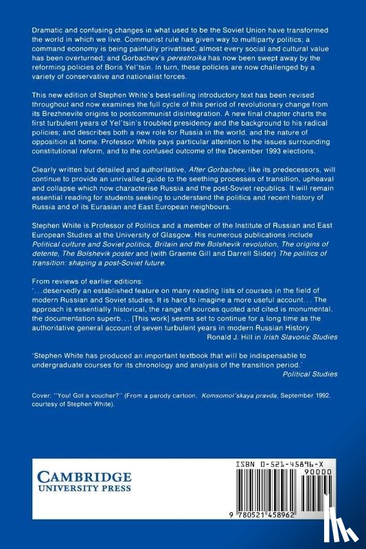 White, Stephen (University of Glasgow) - After Gorbachev