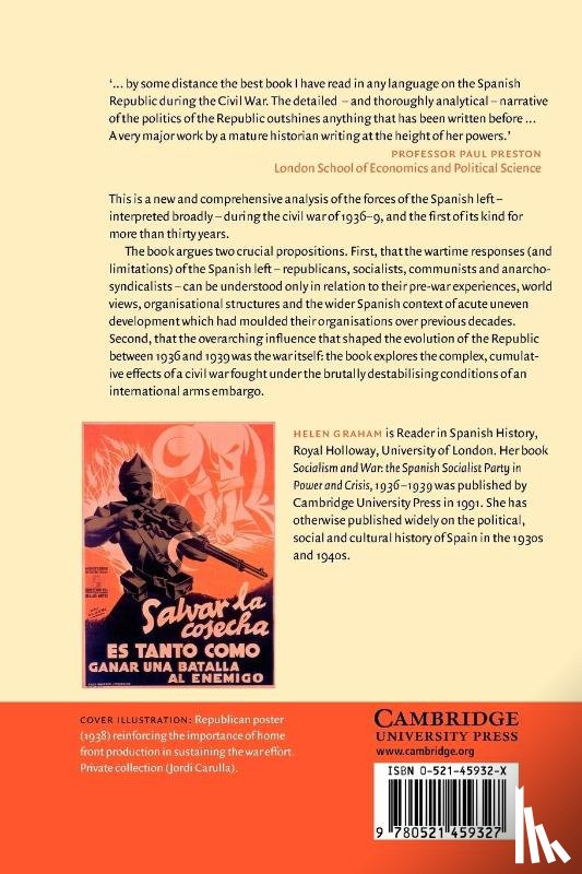 Graham, Helen (Royal Holloway - The Spanish Republic at War 1936–1939