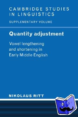 Ritt, Nikolaus (Universitat Wien, Austria) - Quantity Adjustment