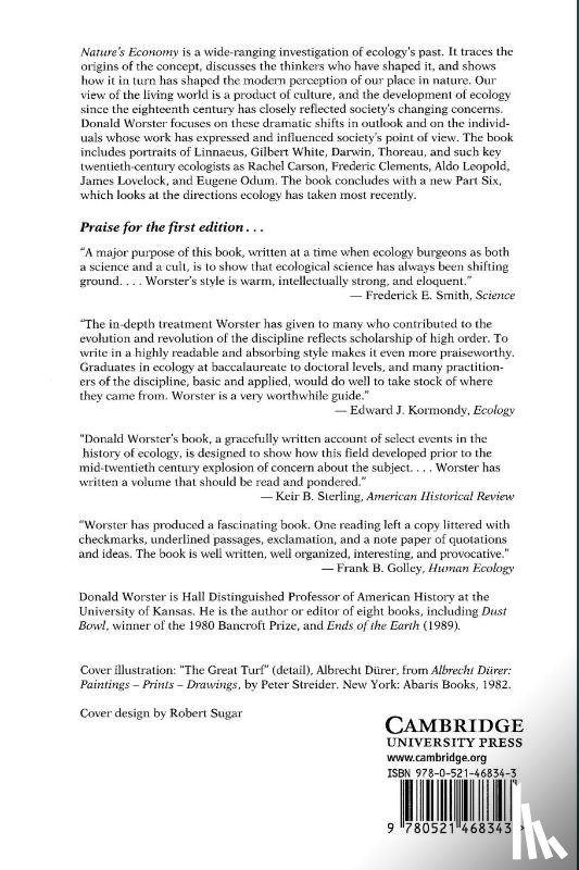 Worster, Donald (University of Kansas) - Nature's Economy