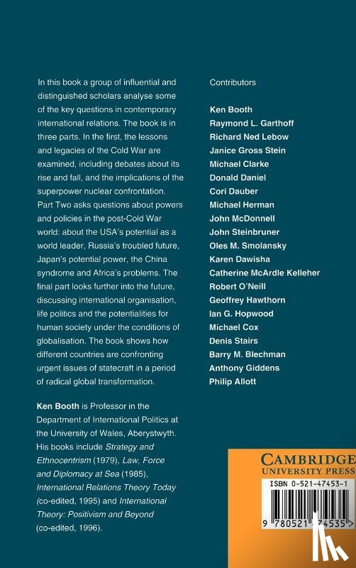  - Statecraft and Security