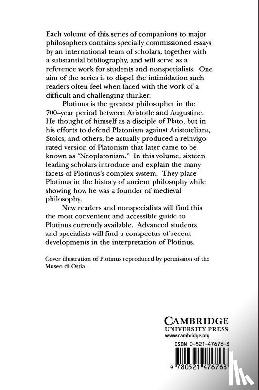  - The Cambridge Companion to Plotinus