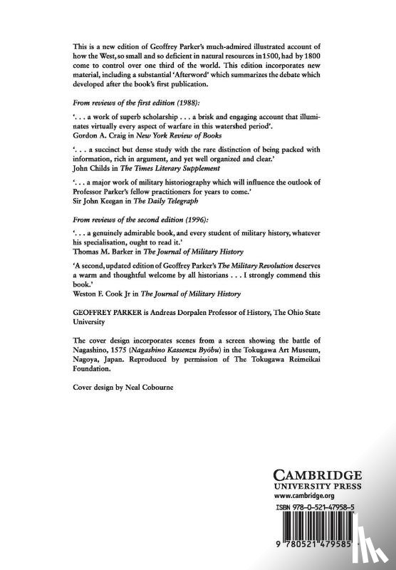 Parker, Geoffrey (Ohio State University) - The Military Revolution