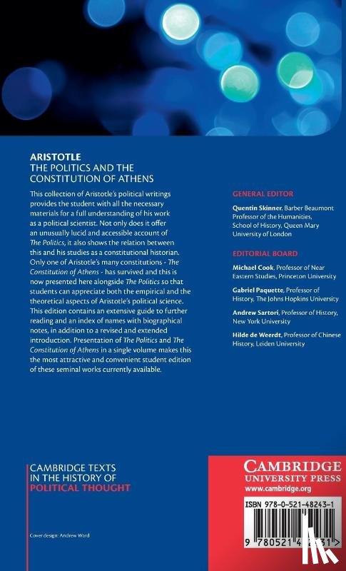 Aristotle - Aristotle: The Politics and the Constitution of Athens