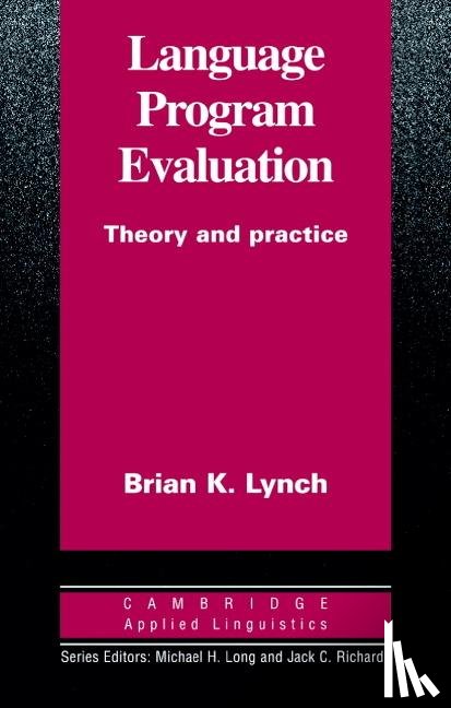Lynch, Brian K. (University of Melbourne) - Language Program Evaluation