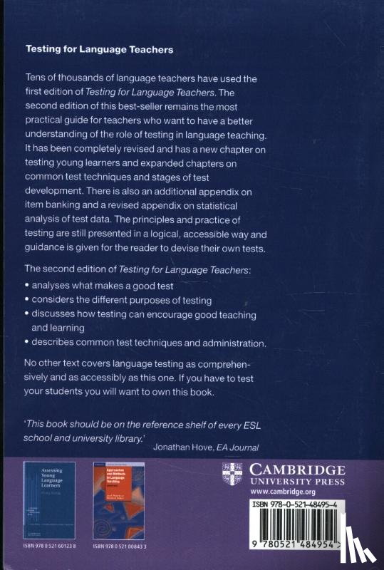 Hughes, Arthur - Testing for Language Teachers
