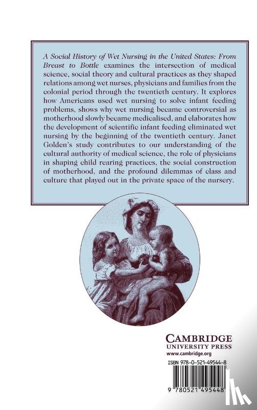 Golden, Janet (Rutgers University - A Social History of Wet Nursing in America