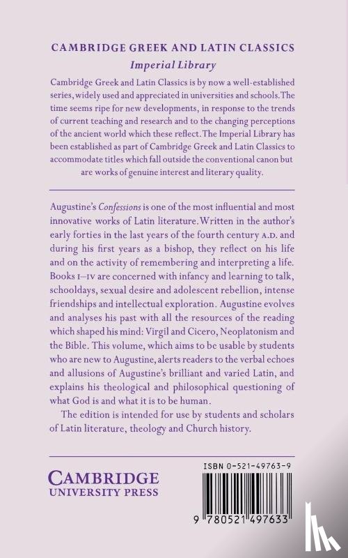 Augustine - Augustine: Confessions Books I–IV