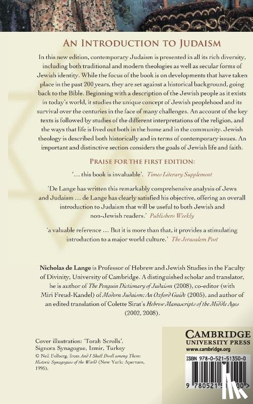 de Lange, Nicholas (University of Cambridge) - An Introduction to Judaism