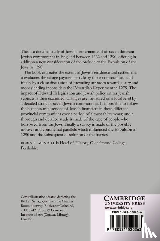 Mundill, Robin R. (Glenalmond College - England's Jewish Solution