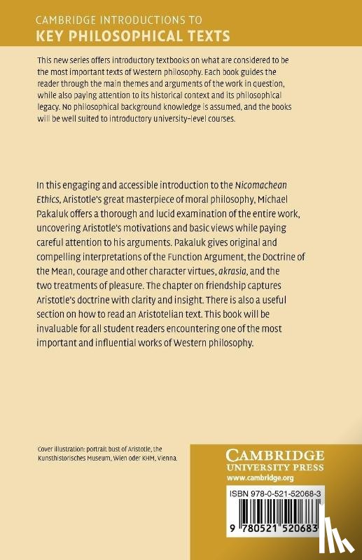 Pakaluk, Michael (Professor - Aristotle's Nicomachean Ethics