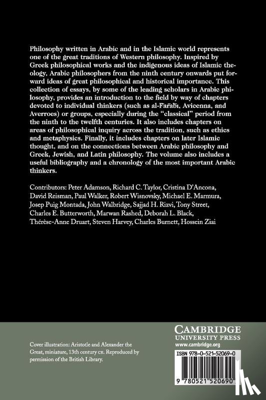  - The Cambridge Companion to Arabic Philosophy