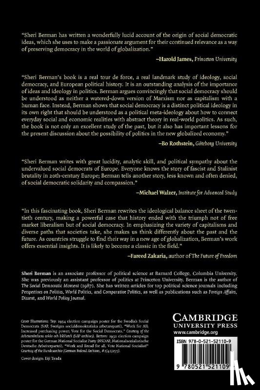 Berman, Sheri (Barnard College - The Primacy of Politics
