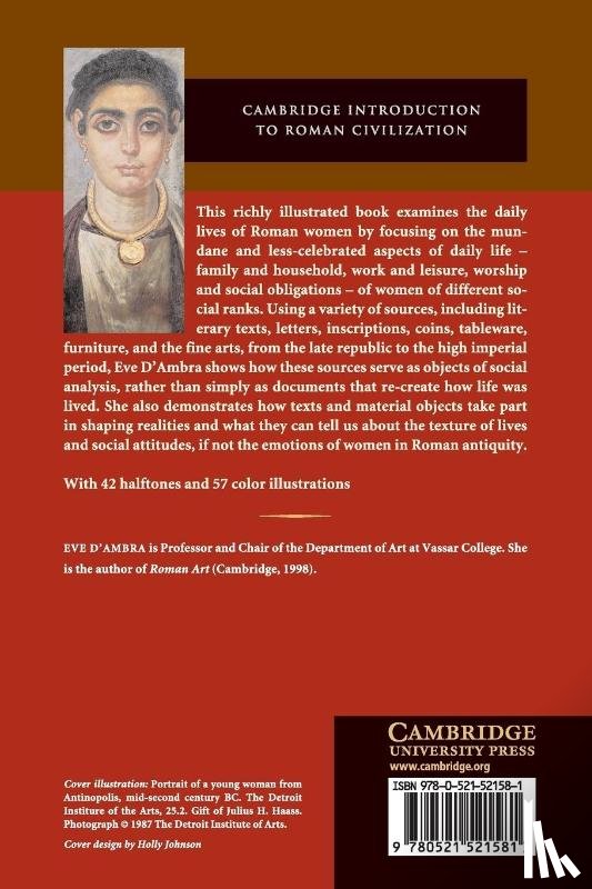 D'Ambra, Eve (Vassar College - Roman Women