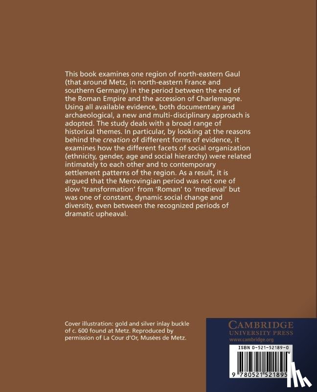 Halsall, Guy (Birkbeck College - Settlement and Social Organization