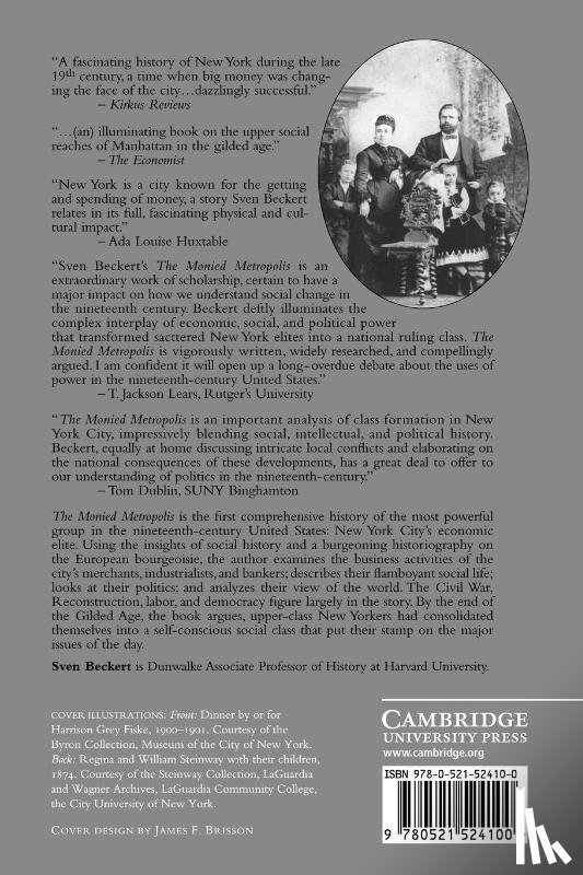 Beckert, Sven (Harvard University - The Monied Metropolis
