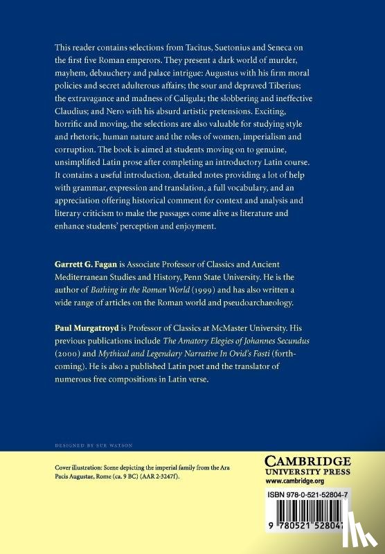 Fagan, Garrett G. (Pennsylvania State University), Murgatroyd, Paul (McMaster University - From Augustus to Nero