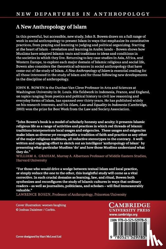 Bowen, John R. (Washington University - A New Anthropology of Islam