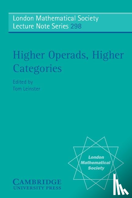 Leinster, Tom (Institut des Hautes Etudes Scientifiques - Higher Operads, Higher Categories