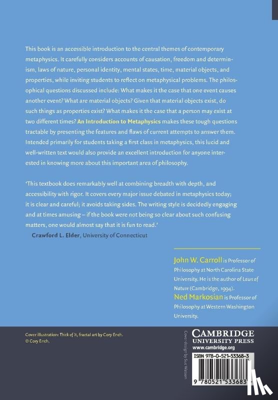 Carroll, John W. (North Carolina State University), Markosian, Ned (Western Washington University) - An Introduction to Metaphysics