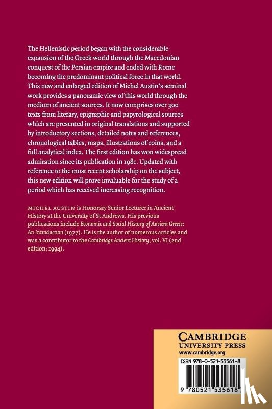 Austin, M. M. (University of St Andrews - The Hellenistic World from Alexander to the Roman Conquest