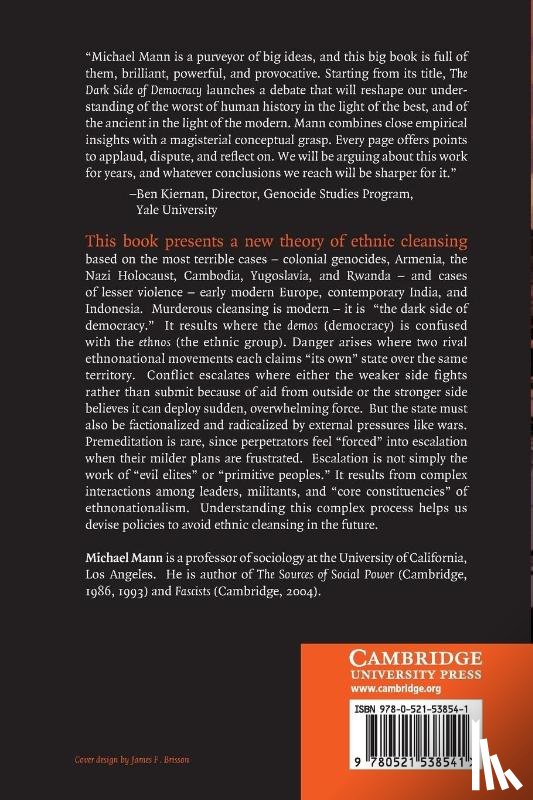 Mann, Michael (University of California - The Dark Side of Democracy