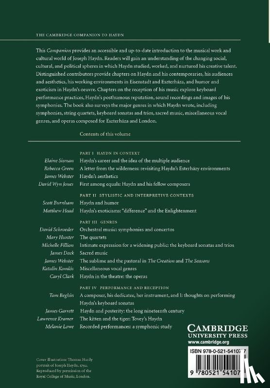  - The Cambridge Companion to Haydn