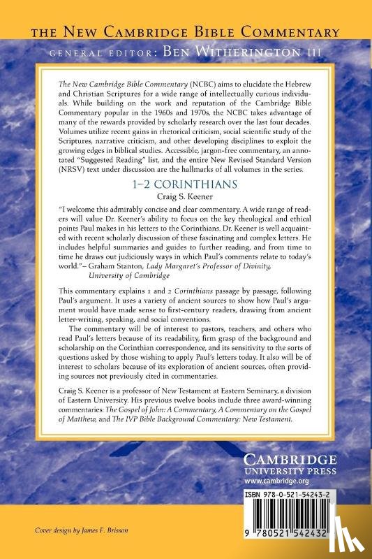 Keener, Craig S. - 1-2 Corinthians