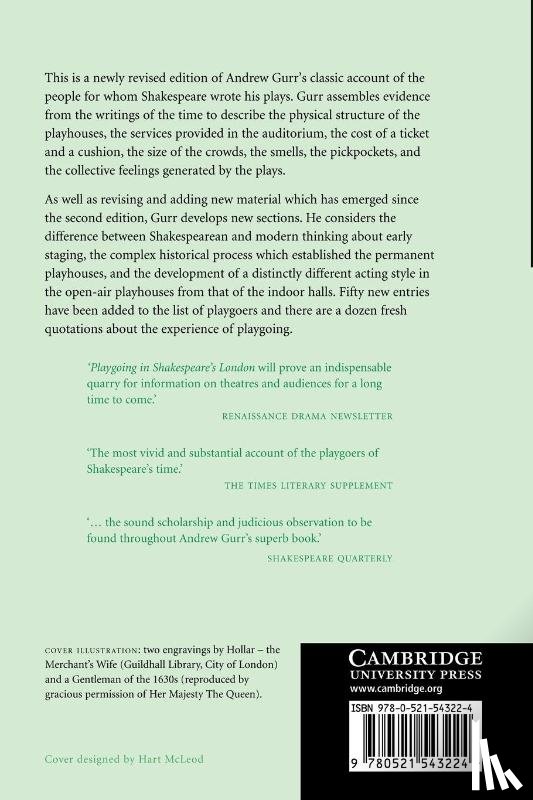 Gurr, Andrew (University of Reading) - Playgoing in Shakespeare's London