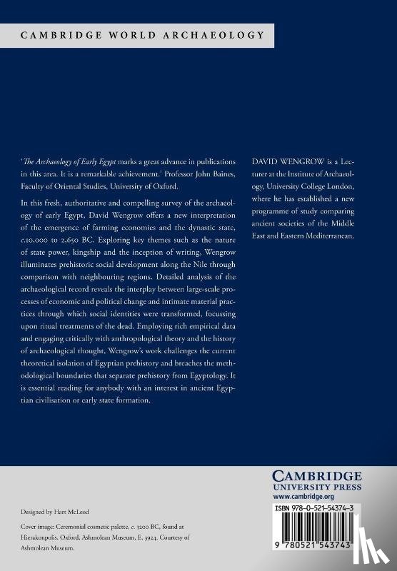Wengrow, David (University College London) - The Archaeology of Early Egypt