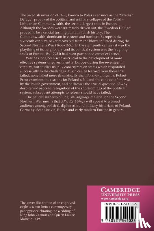 Frost, Robert I. (King's College London) - After the Deluge