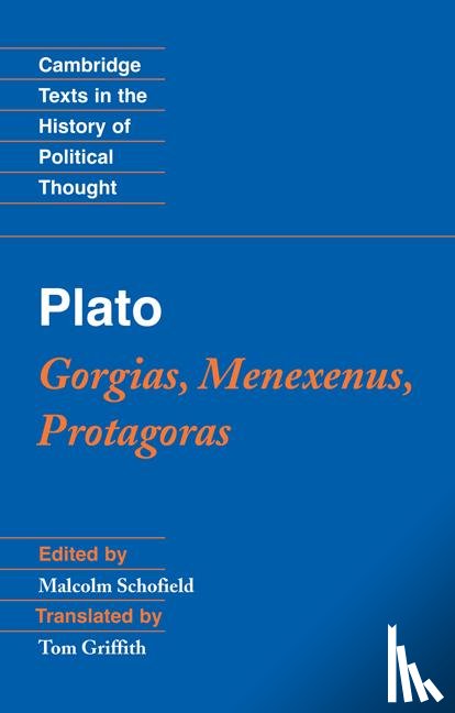  - Plato: Gorgias, Menexenus, Protagoras