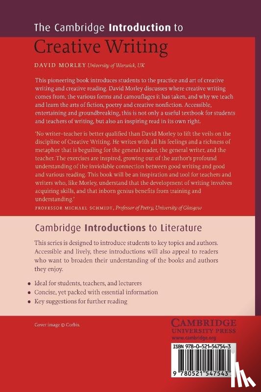 Morley, David (University of Warwick) - The Cambridge Introduction to Creative Writing
