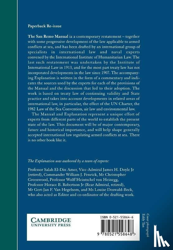  - San Remo Manual on International Law Applicable to Armed Conflicts at Sea