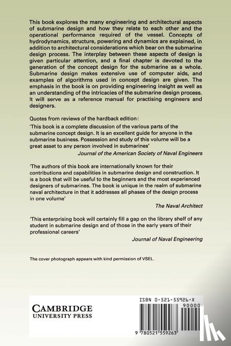 Burcher, Roy (University College London), Rydill, Louis J. (University College London) - Concepts in Submarine Design