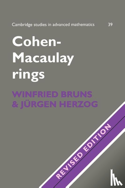 Bruns, Winfried, Herzog, H. Jurgen - Cohen-Macaulay Rings