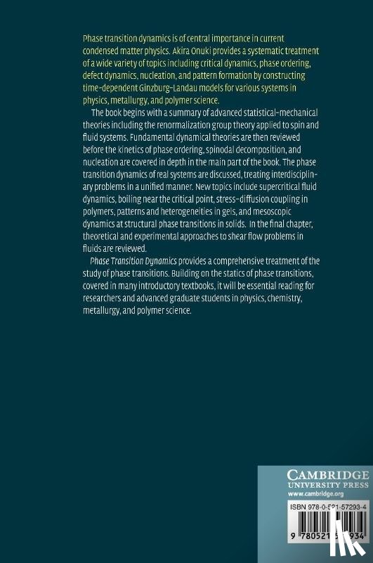 Onuki, Akira (Kyoto University - Phase Transition Dynamics
