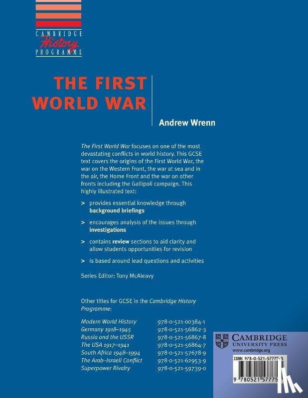 Wrenn, Andrew - The First World War