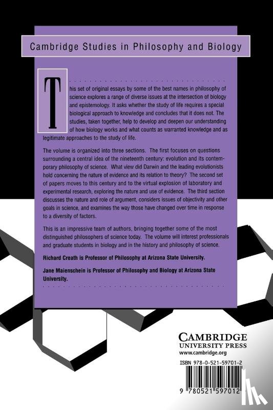  - Biology and Epistemology