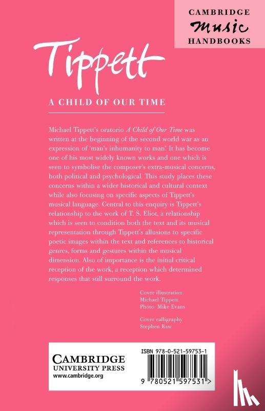 Gloag, Kenneth (University of Wales College of Cardiff) - Tippett: A Child of our Time