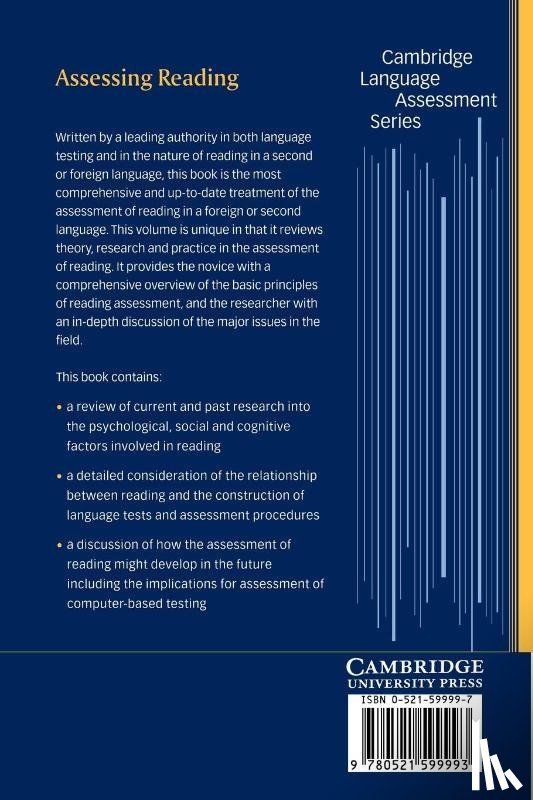 Alderson, J. Charles (Lancaster University) - Assessing Reading