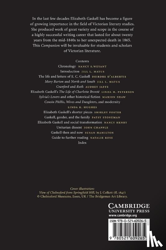  - The Cambridge Companion to Elizabeth Gaskell