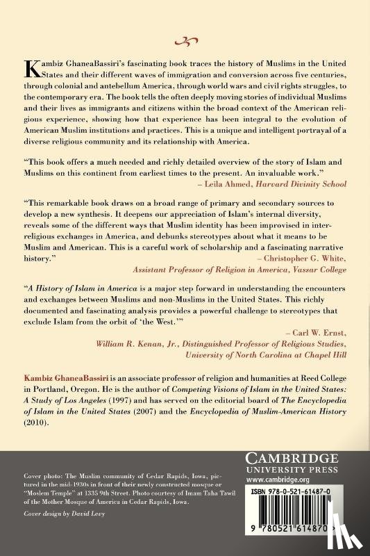GhaneaBassiri, Kambiz (Reed College - A History of Islam in America