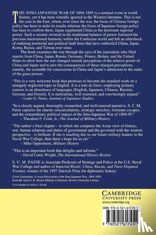 Paine, S. C. M. (United States Naval War College - The Sino-Japanese War of 1894–1895