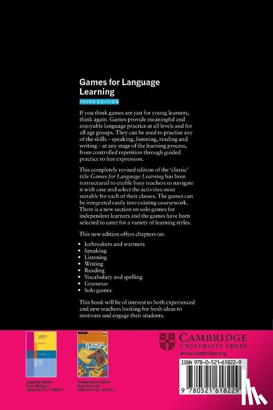 Wright, Andrew, Betteridge, David, Buckby, Michael - Games for Language Learning