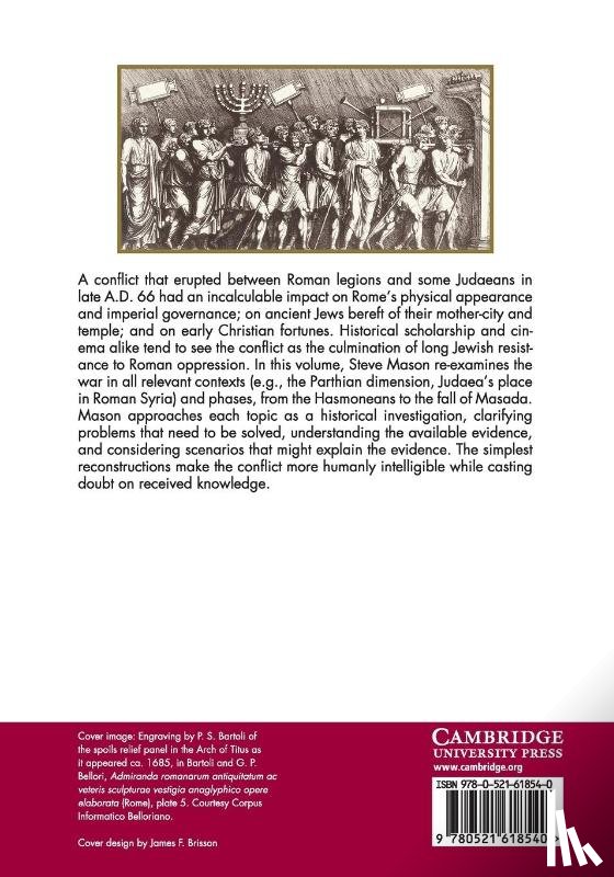 Mason, Steve (Rijksuniversiteit Groningen - A History of the Jewish War