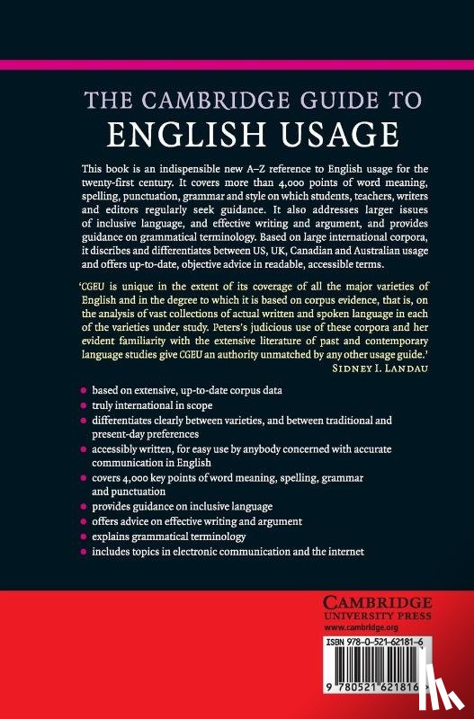 Peters, Pam (Macquarie University - The Cambridge Guide to English Usage