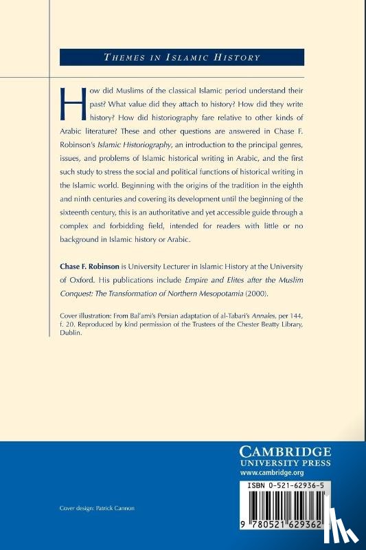 Robinson, Chase F. (University of Oxford) - Islamic Historiography